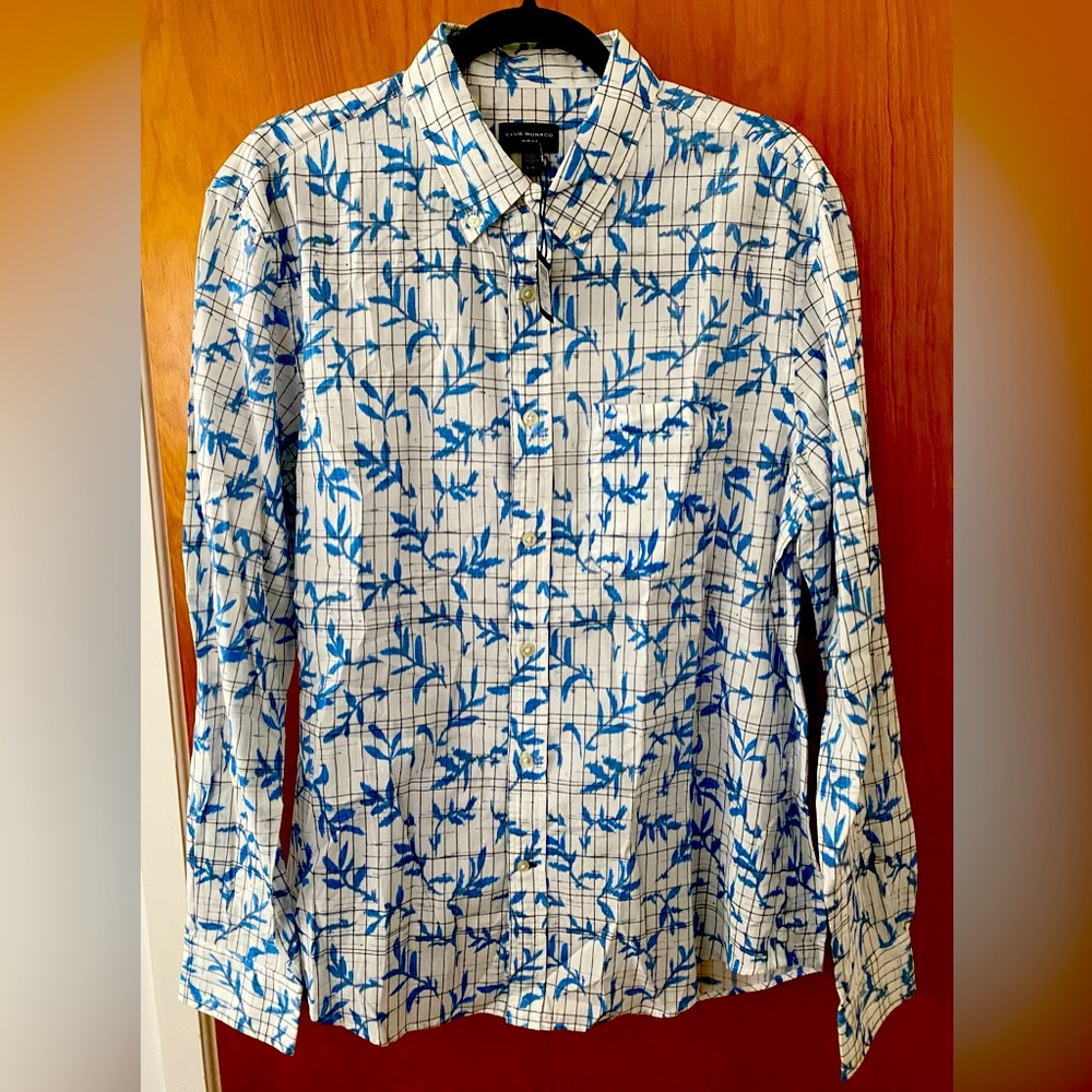 Club Monaco Men’s long sleeves polo.